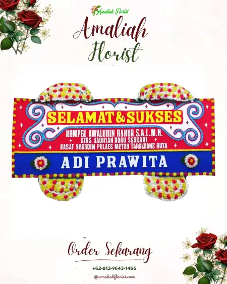 Papan Bunga Ucapan Selamat Sukomangu